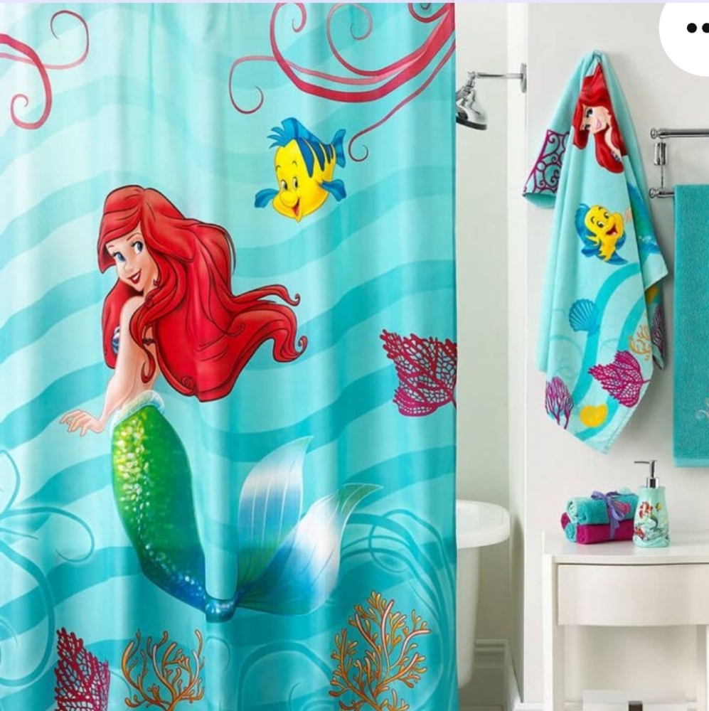 Disney The Little Mermaid shower curtain